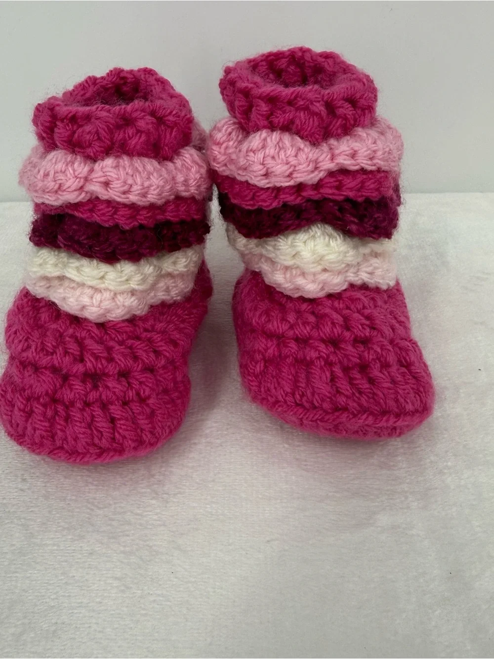 Handmade Crochet Newborn Gift Set - Hat, Sweater & Booties - Daisy Flower